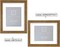 11x14 Ornate Finish Photo Frame, with White Mat for 8x10 Picture & Real Glass, Color: Bronze